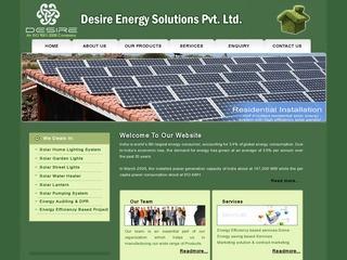 Energy audits,Detailed Project reporting,solar lighting and thermal Systems from Desire Energy,Jaipur