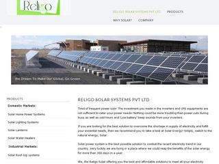 ReliGo Solar Power Systems for Homes, Schools & Colleges in Tamil Nadu, India