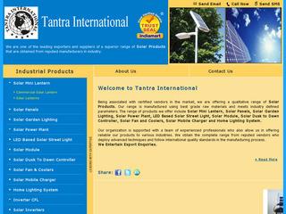 solar products from Tantra International